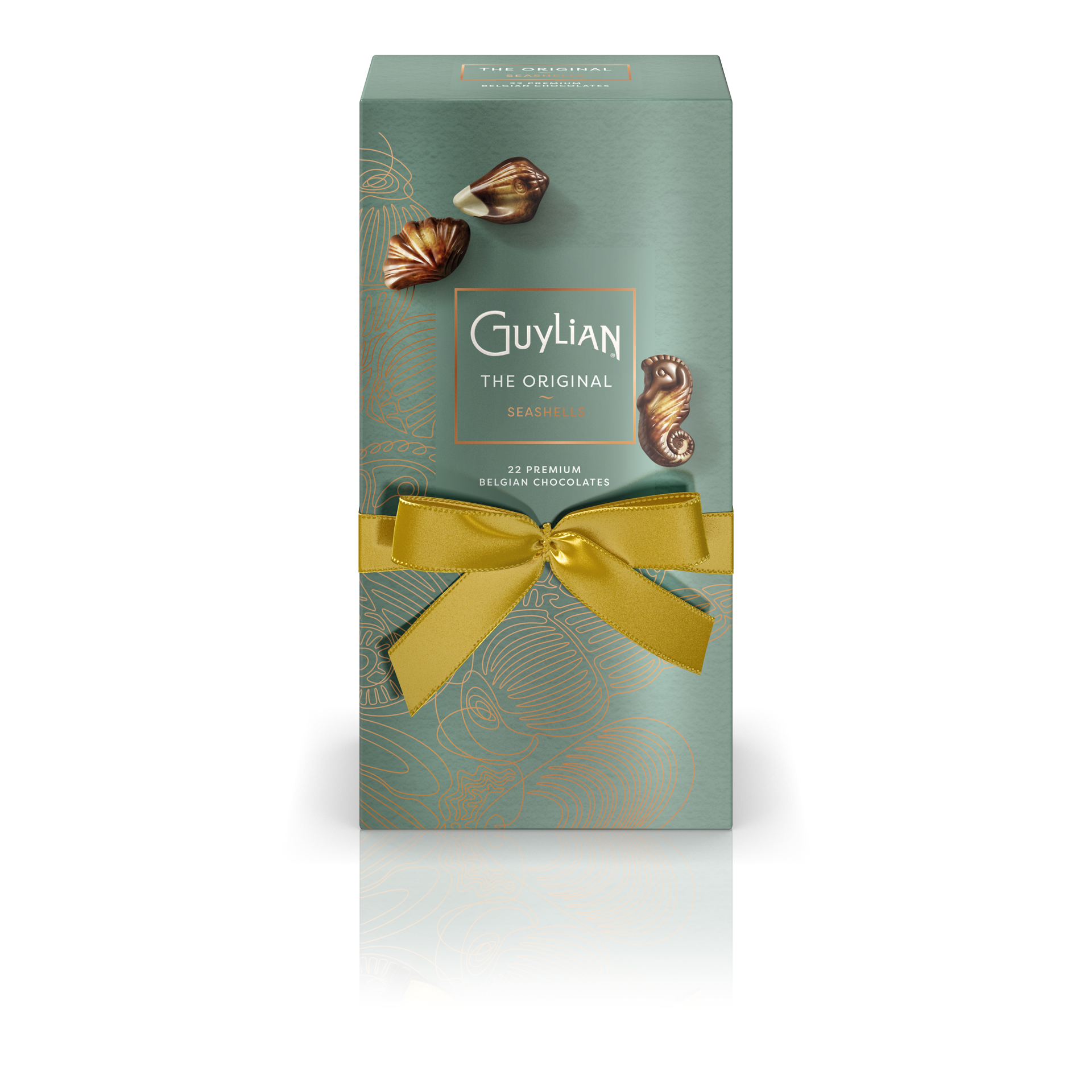 Imagem de 6351 GUYLIAN SEASHELLS LUXE GIFT BOX 250G 24