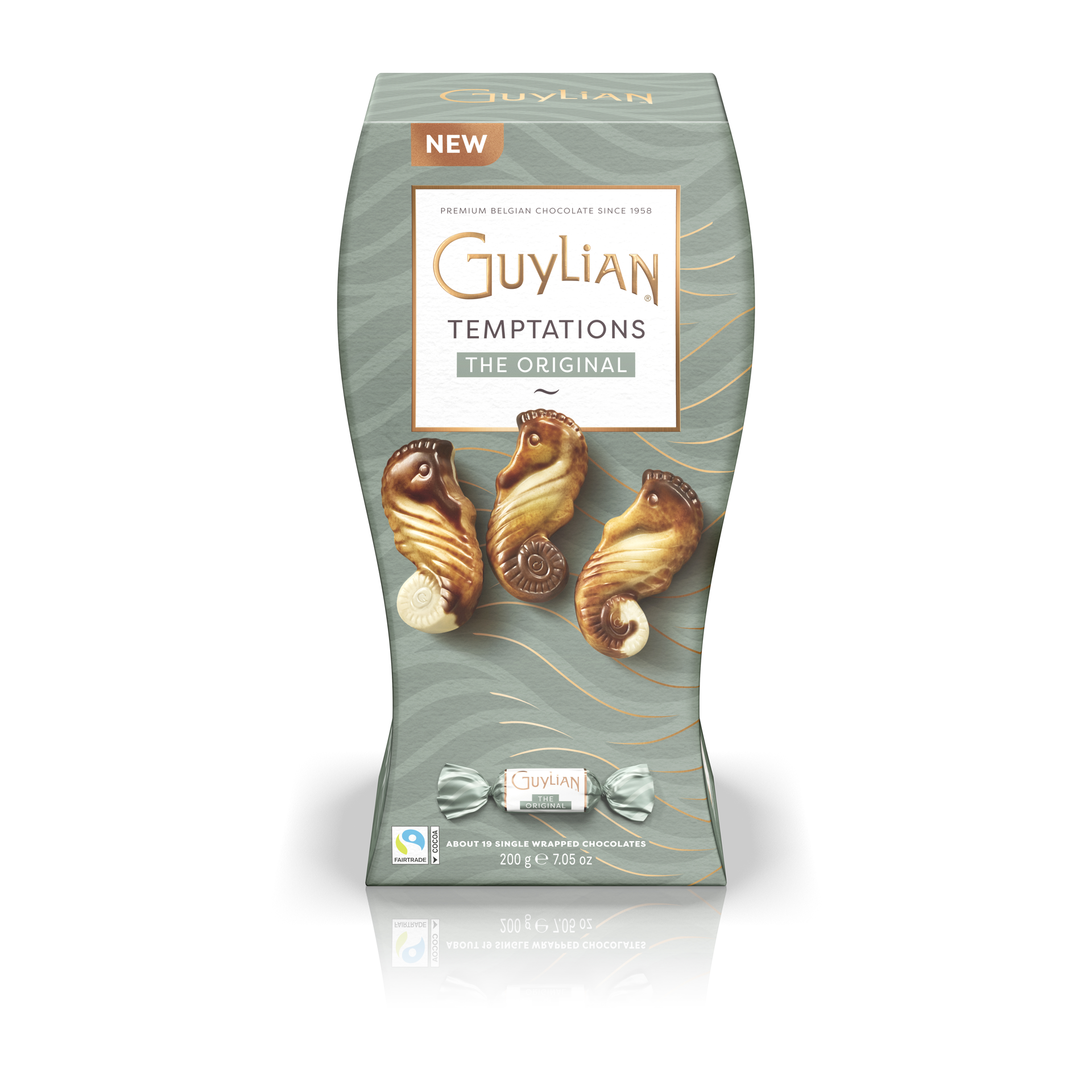 Imagem de 6343 Guylian Temptations Curved Pack Original Cx 200G 23