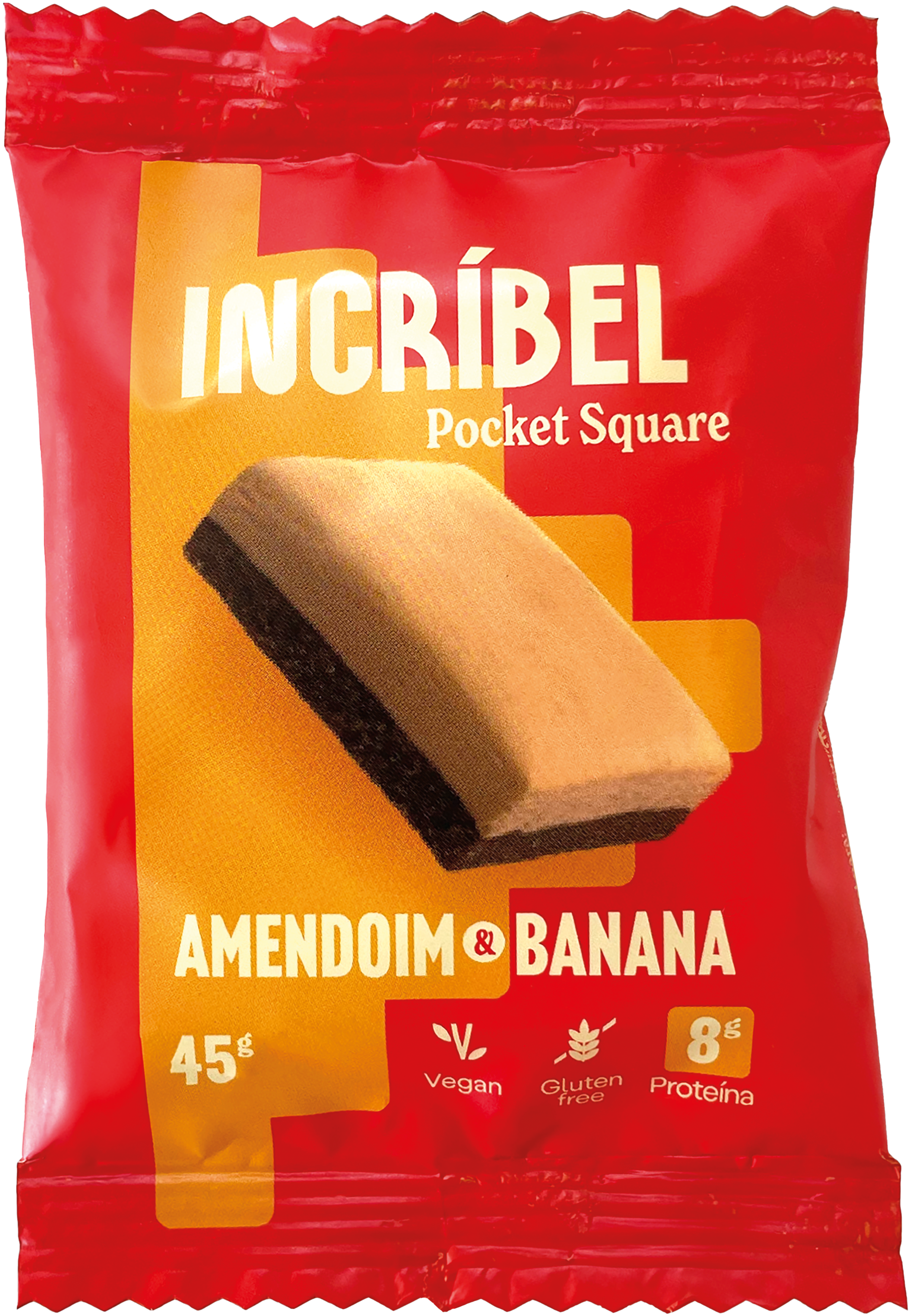Imagem de 6475 INCRÍBEL POCKET SQUARE AMENDOIM & BANANA